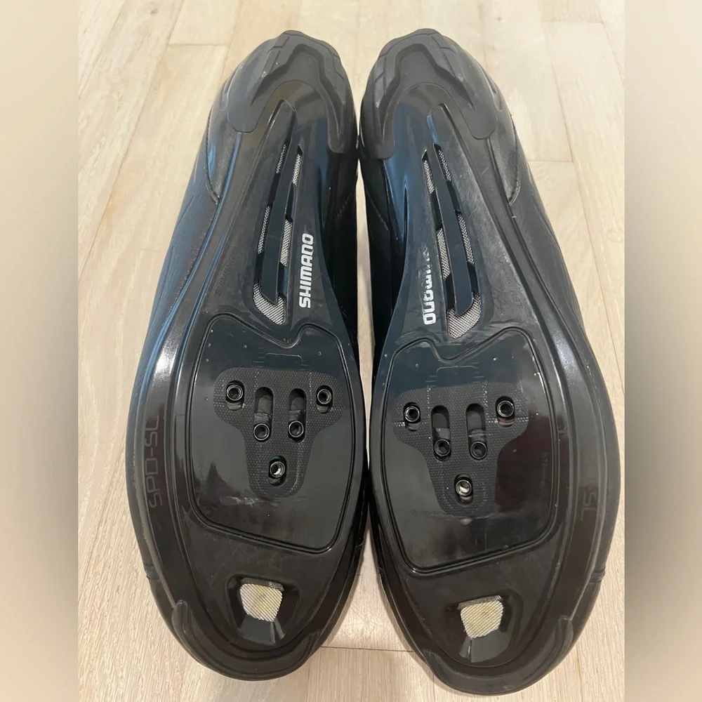 Shimano Black Velcro Men’s Cycling Bike Shoes Size 47 US 12